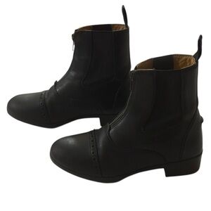 Ovation Side Zip Paddock Boots Sz5 Ladies Durable Comfort EUC
